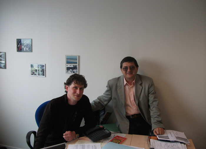Brest, France, 2010. At ENSIETA with Dr. Arnaud Martin, Summer 2010.jpg